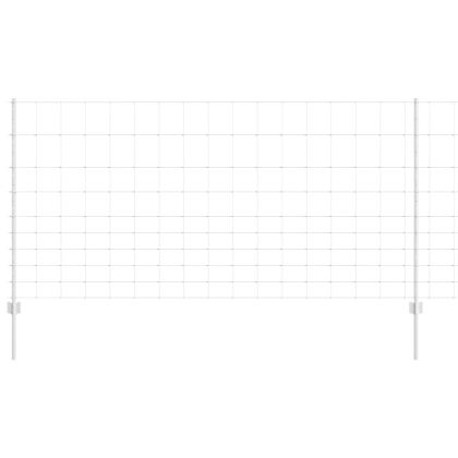 Ограда и колче Сребрист 1,2 x 25 m Стомана