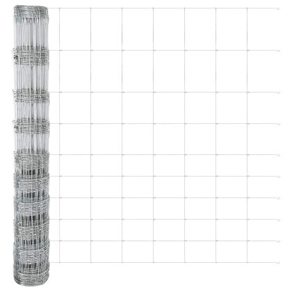 Ограда и колче Сребрист 1,2 x 25 m Стомана