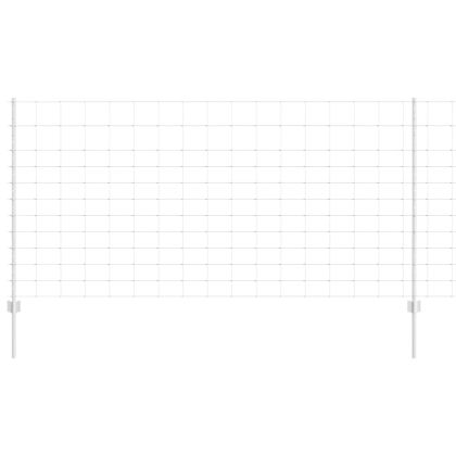 Ограда и колче Сребрист 1,2 x 25 m Стомана