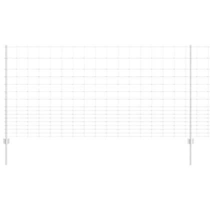 Ограда и колче Сребрист 1,2 x 25 m Стомана