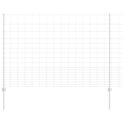Ограда и колче Сребрист 1,5 x 25 m Стомана