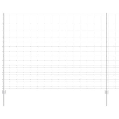 Ограда и колче Сребрист 1,6 x 25 m Стомана