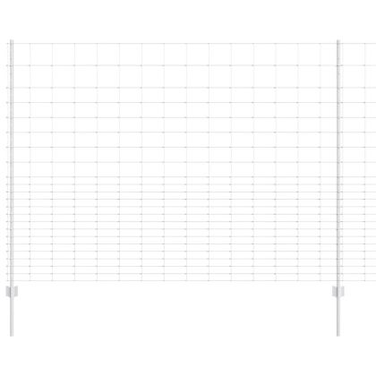 Ограда и колче Сребрист 1,6 x 25 m Стомана