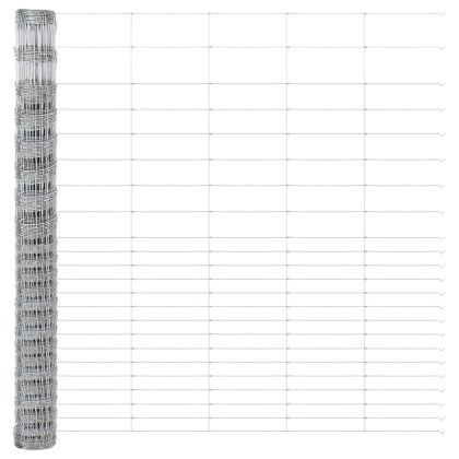 Ограда и колче Сребрист 1,6 x 25 m Стомана