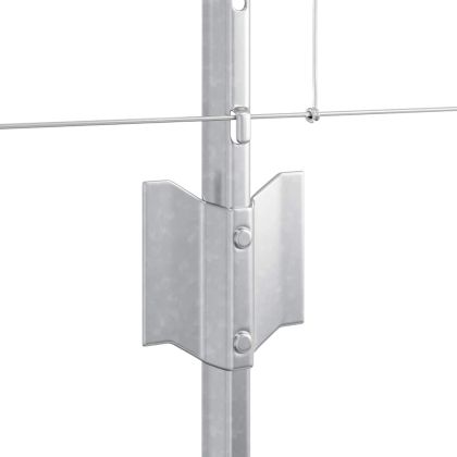 Ограда и колче Сребрист 0,8 x 50 м Стомана