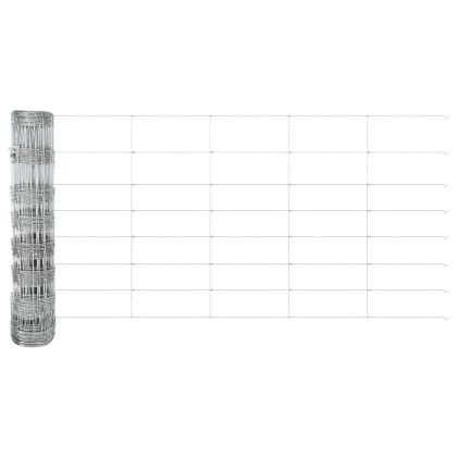 Ограда и колче Сребрист 0,8 x 50 м Стомана