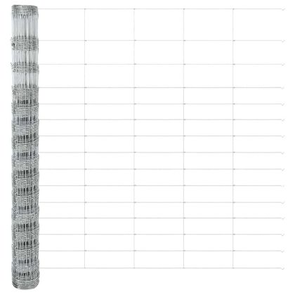 Ограда и колче Сребрист 1,6 x 50 m Стомана