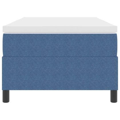 Легло с пружинирана основа Синьо и бяло 80 x 200 cm