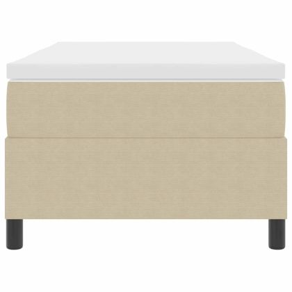 Легло с пружинирана основа Светлосив и бял 80 x 200 cm