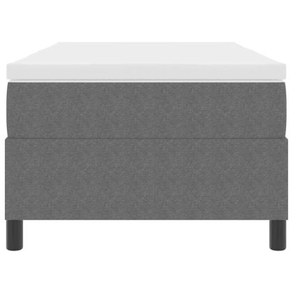 Легло с пружинирана основа Светлосив и бял 90 x 190 cm