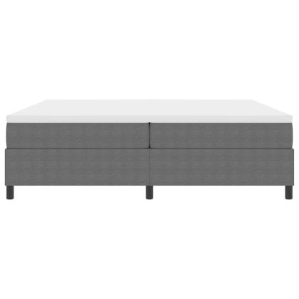 Легло с пружинирана основа Светлосив и бял 200 x 200 cm