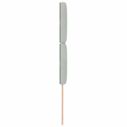 Облегалка за глава с таблото Светлосиво 100 cm Изкуствена