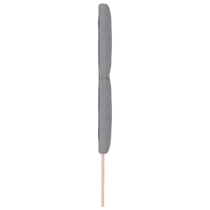 Текстилна табла за глава с таблото Светлосиво 200 cm текстил