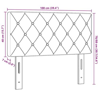 LED глава С LED лентисти светлини Тъмен сив 100 cm Полиестер
