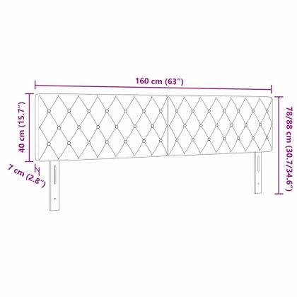 LED глава С LED лентисти светлини Тъмен зелен 160 cm Полиестер