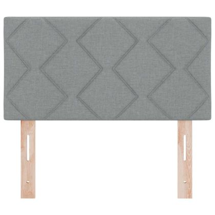 Облегалка за глава с таблото Светлосиво 80 cm текстил