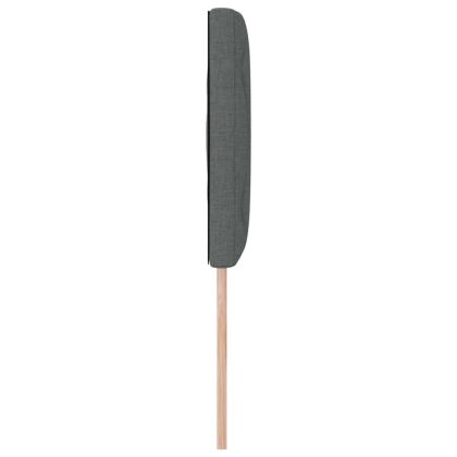 Облегалка за глава С LED лентисти светлини Сив 144 см текстил