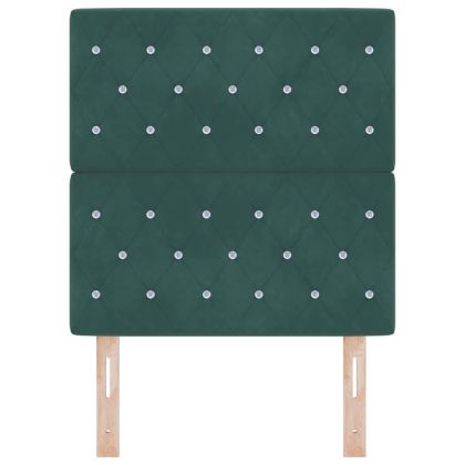 LED глава С LED лентисти светлини Тъмен зелен 80 cm Полиестер