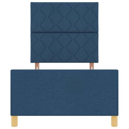 Рамка за легло с таблото Синьо 100 x 200 cm текстил