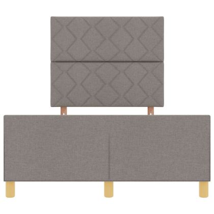 Рамка за легло с таблото Таупе 120 x 200 cm текстил