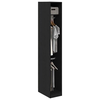 Гардероб Черен дъб 30 x 50 x 200 см Инженерно дърво