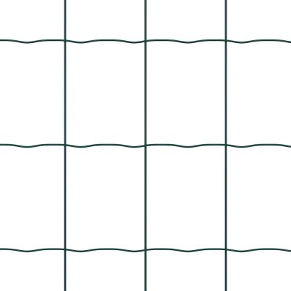 Оградa с колчета Зелен 1.6 x 10 m Стомана