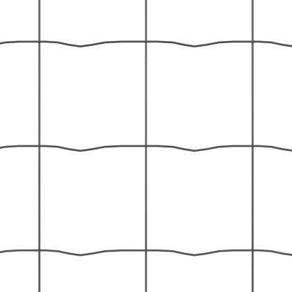 Ограда с пост Сив 0,8 x 10 m Стомана