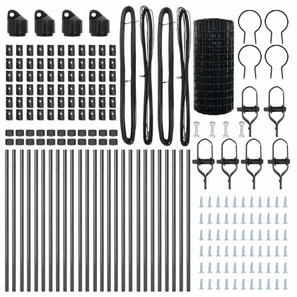 Оградa с колчета Сив 0.6 x 50 м Стомана