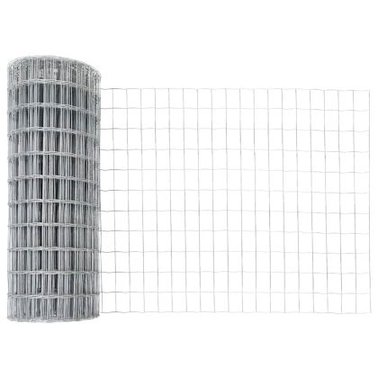 Оградa с колчета Сребрист 0.6 x 25 м Стомана