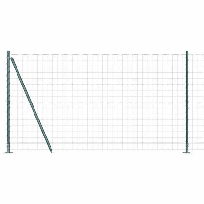 Оградa с колчета Зелен 1.2 x 25 m Стомана