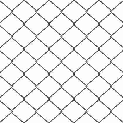 Оградна верига с колони Сив 0.8 x 25 m Стомана