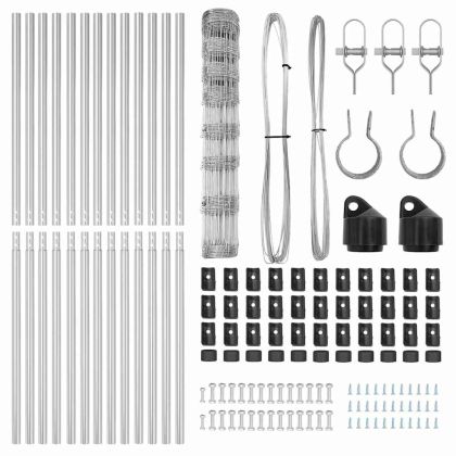 Ограда за пасища Сребрист 25 x 1 m Поцинкована стомана