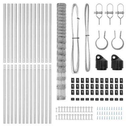 Ограда за пасища Сребрист 25 x 1 m Поцинкована стомана