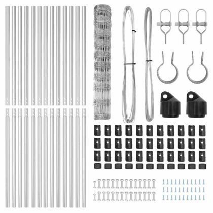 Стълб за ограда. Галванизирана 25 x 1 m Стомана