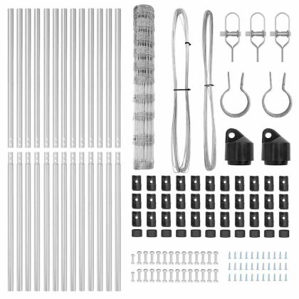 Ограда за пасища Сребрист 25 x 1.2 м Поцинкована стомана