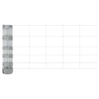 Ограда за пасища Сребрист 50 x 0.8 m Поцинкована стомана