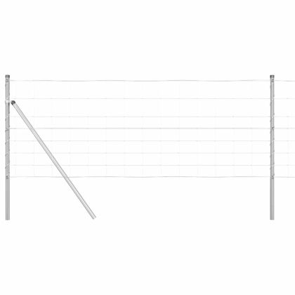 Стълб за ограда. Галванизирана 50 x 0,8 m Стомана