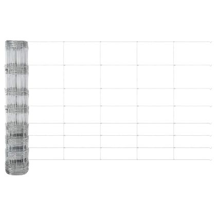 Ограда за пасища Сребрист 50 x 1 m Поцинкована стомана