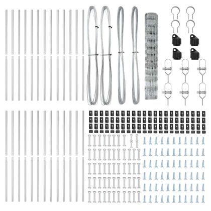Ограда за пасища Сребрист 50 x 1.2 m Поцинкована стомана