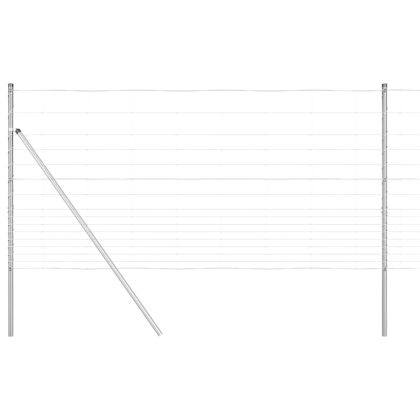 Стълб за ограда. Галванизирана 50 x 1,2 m Стомана