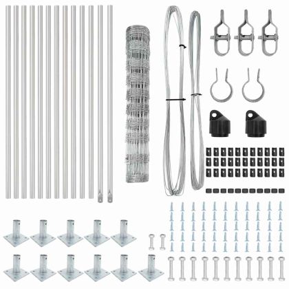 Ограда за пасища Сребрист 25 x 1 m Поцинкована стомана