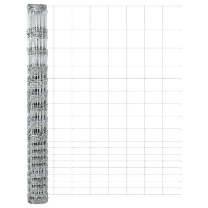 Ограда за пасища Сребрист 25 x 1.5 m Поцинкована стомана