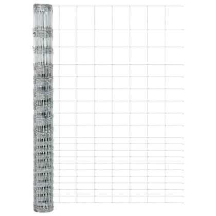 Ограда за пасища Сребрист 25 x 1.6 м Поцинкована стомана