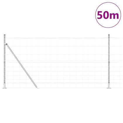 Стълб за ограда. Галванизирана 50 x 1,2 m Стомана