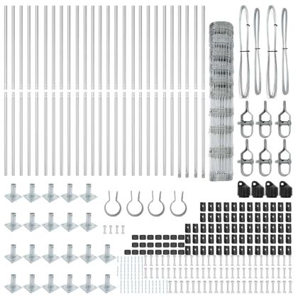 Ограда за пасища Сребрист 50 x 1.2 m Поцинкована стомана