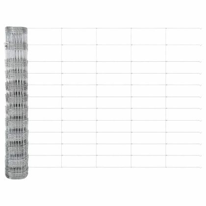Ограда за пасища Сребрист 50 x 1.2 m Поцинкована стомана