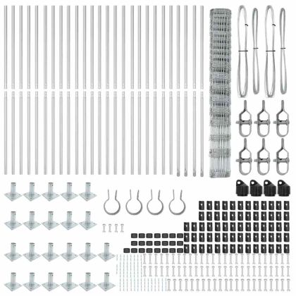 Ограда за пасища Сребрист 50 x 1.5 m Поцинкована стомана