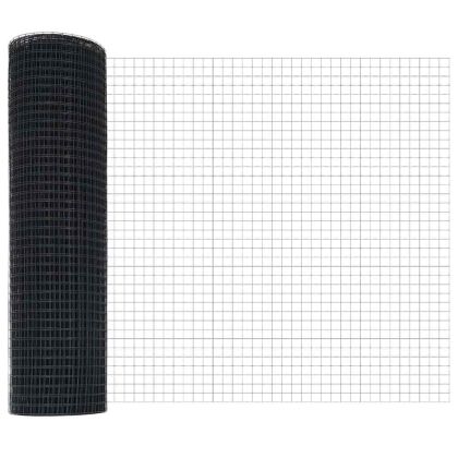 Оградa с колчета Сив 0.8 x 50 м Стомана