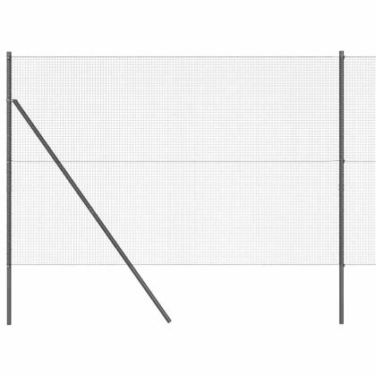 Оградa с колчета Сив 1.4 x 50 m Стомана