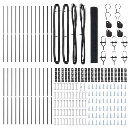 Оградa с колчета Сив 1.4 x 50 m Стомана